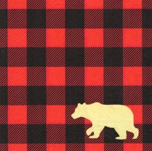 Buffalo Bear - Luncheon Napkin