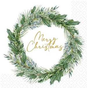 Napkin - Joyful Wreath