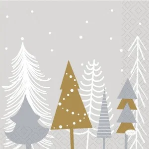 Napkin - Winter Trees