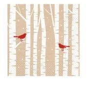 Napkin - Red Birds