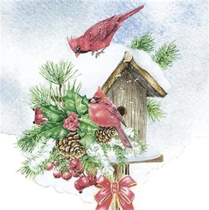 Paper Napkins Cardinals