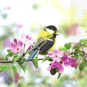 Spring Bird - Luncheon Napkin