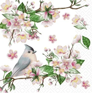 Bird Lyrics - Luncheon Napkin