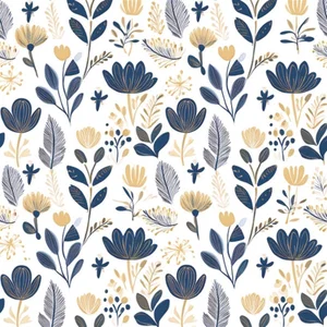 Paper Napkin Floral Pattern