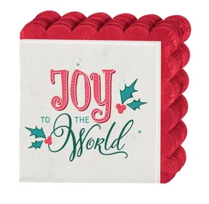 Lunch Napkins Paper 12pc Joy to the World