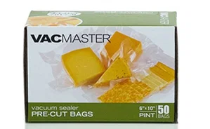 6"x10" Full Mesh Vacuum Seal Pint Bags (50 Pack)
