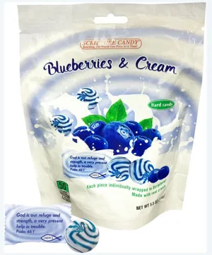 Scripture Candy Blueberries & Cream