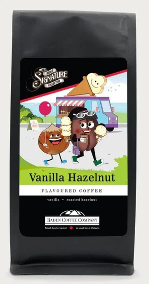 Coffee Whole Bean Vanilla Hazelnut/Medium Roast 1lb