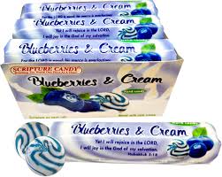 Blueberries & Cream Rolls - Scripture Candy