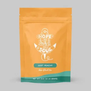 Bible Verse Peach Black Tea - "Hope Is An Anchor"