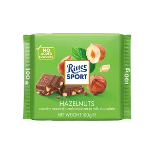 Milk Chocolate With Chopped Hazelnut (Ns) - 100g