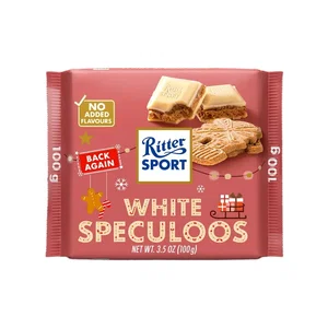 White Choc W/ Speculoos Cookie Bar (Sea) - 100g