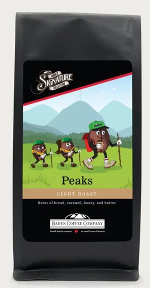 Coffee Whole Bean Peaks 1 lb