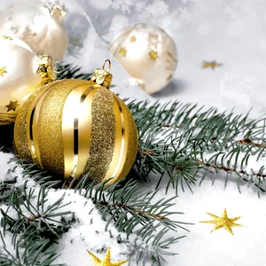 Twig and bauble Luncheon Napkin
