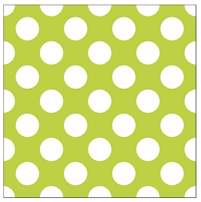 Image of Napkins Luncheon Big Dots Green