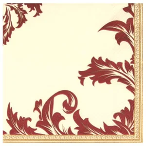 Napkins Cocktail Luxery Champ./ Bordeaux