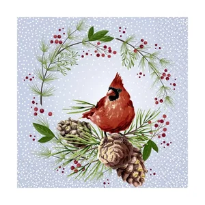 Napkin Luncheon Winter Cardinal - Don