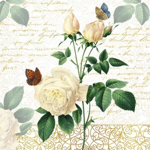 Napkins Rose Lace