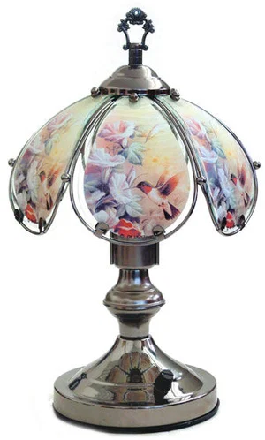 Lamp Medium Electric Black Chrome- Base Only - Currently Unavilab