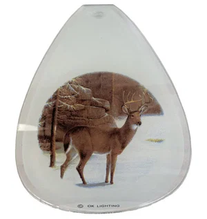 Lamp Panels Medium Deer in Circle DE2 (Set of 6)