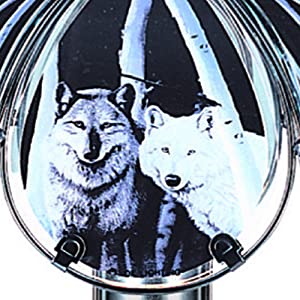 Lamp Panels Medium White Wolves WO2 (Set of 6)