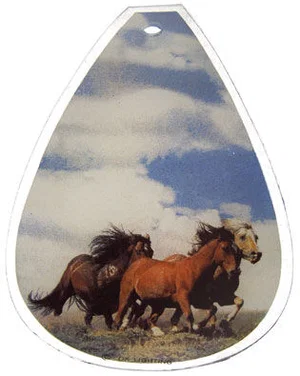 Lamp Panels Medium Horses HO6 (Set of 6)