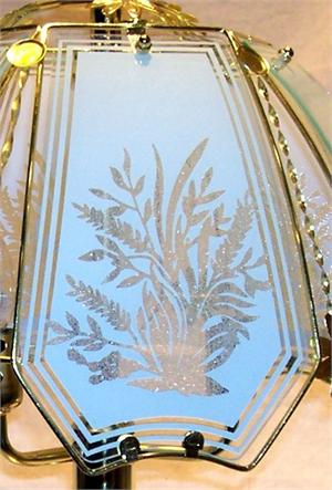 Image of Lamp Panels Large (Wild Grasses) White Wheat WW (Set of 6)