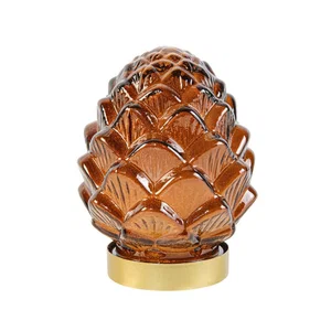 LED Brown Pinecone Lamp