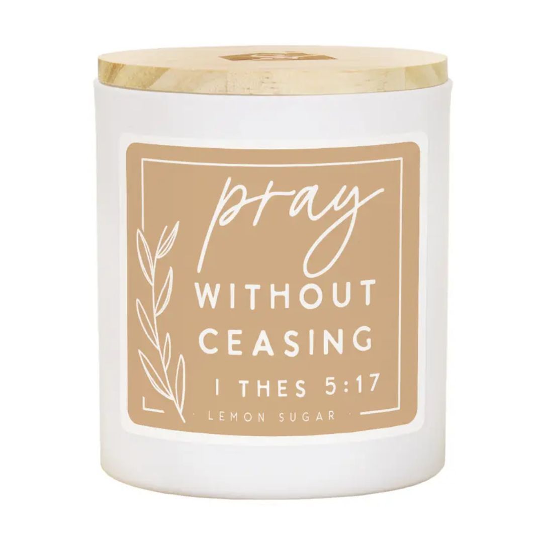 Pray Without Ceasing - Lem - Candles