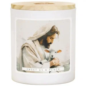 Jesus Holding Lamb - Pch - Candles