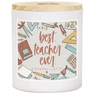 Best Teacher Ever - Lat - Candles