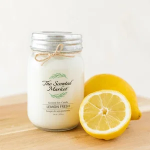 Soy Wax Candle - Lemon Fresh 16 oz