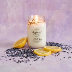 Soy Wax Candle - Lavendar Lemon 16 oz