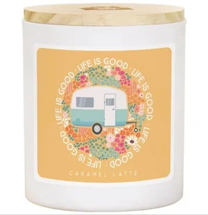 Yellow Floral Camper - LAT Candle