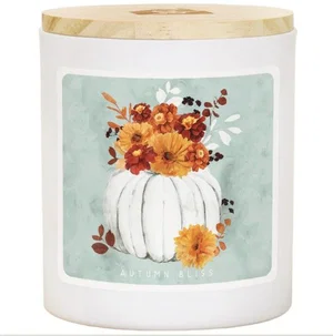 Blooming Pumpkin Candle
