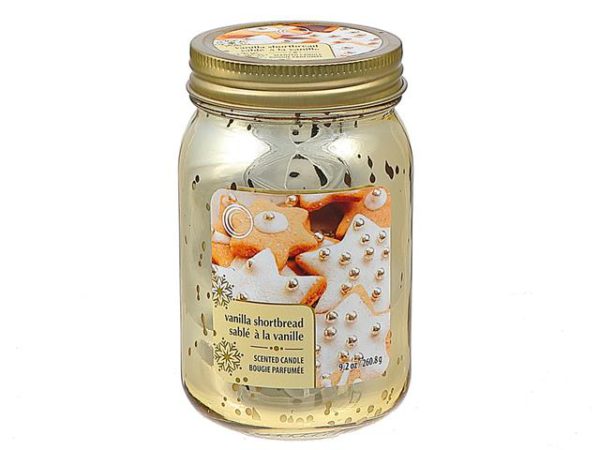 Image of 9.2 oz. Shortbread Mason Jar Candle
