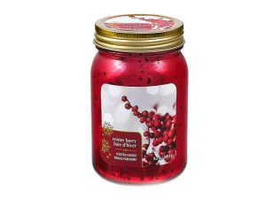 9.2 oz. Winter Berry Mason Jar Candle