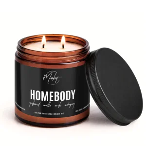16 oz. Amber Jar- Homebody Candle