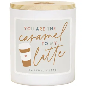 Caramel To My Latte Candle