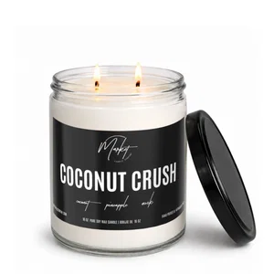 Coconut Crush 16 oz. Candle - Clear Jar