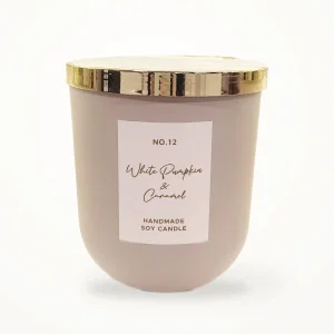 White Pumpkin Caramel - Soy Candle 10 oz