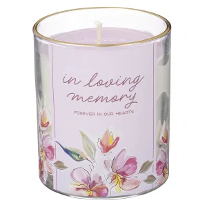Glass Candle In Loving Memory