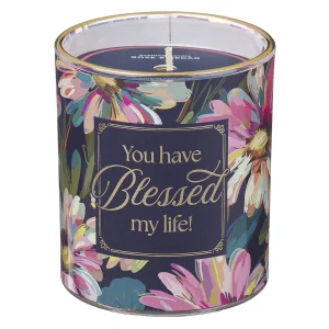 Glass Candle You Have Blessed My Life