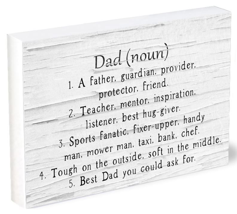 Image of Shelfie Sitter Dad (noun) 4×5