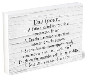 Shelfie Sitter Dad (noun) 4x5