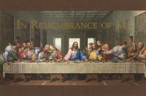 Itty Bitty Card - The Last Supper