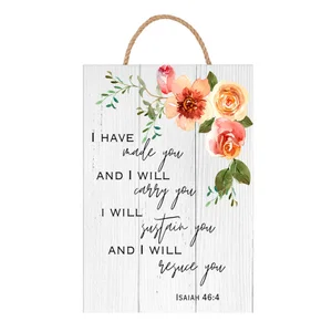 Wood-N-Rope Sign I Will Rescue You 7x10