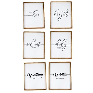 Christmas Carol Signs Assorted