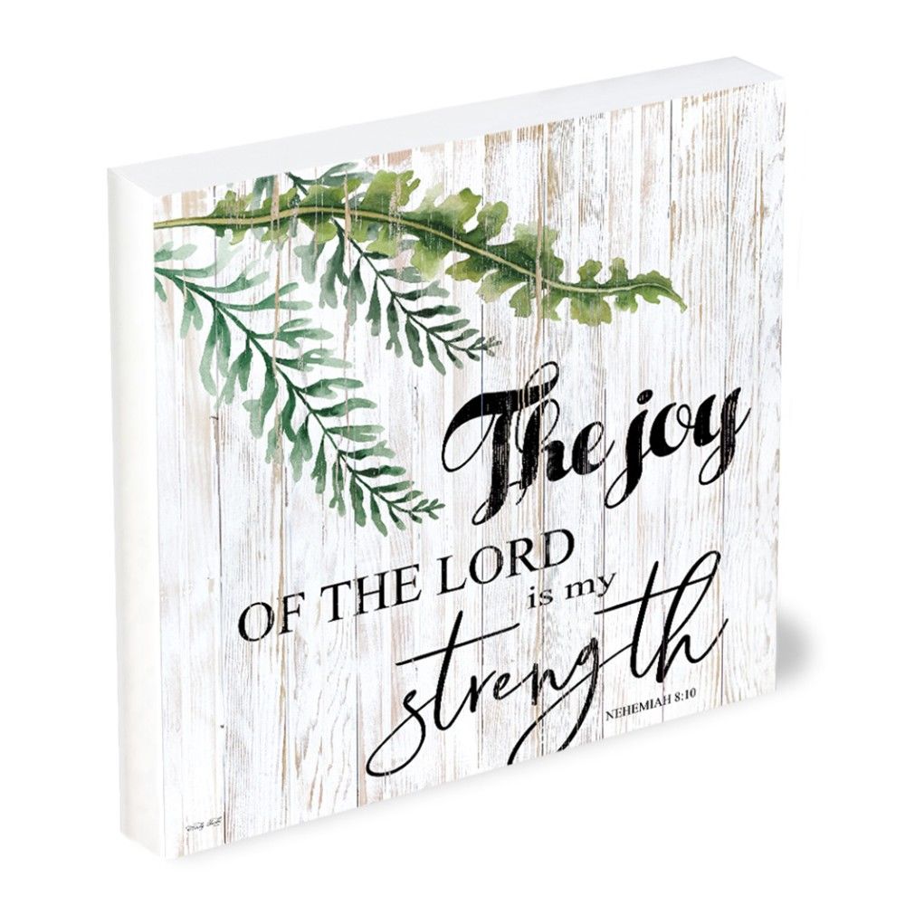 Image of Shelfie Sitter The Joy of the Lord is My Strength 5×5