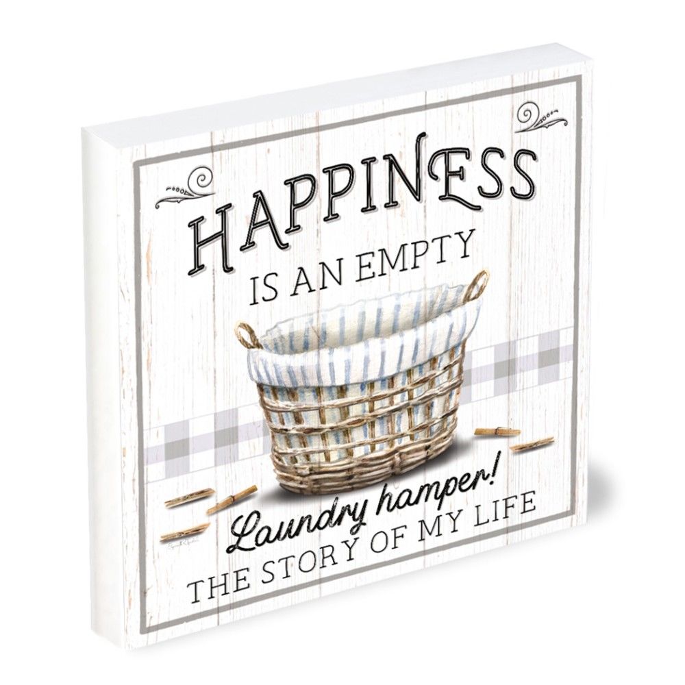 Image of Shelfie Sitter Empty Laundry Hamper 5×5